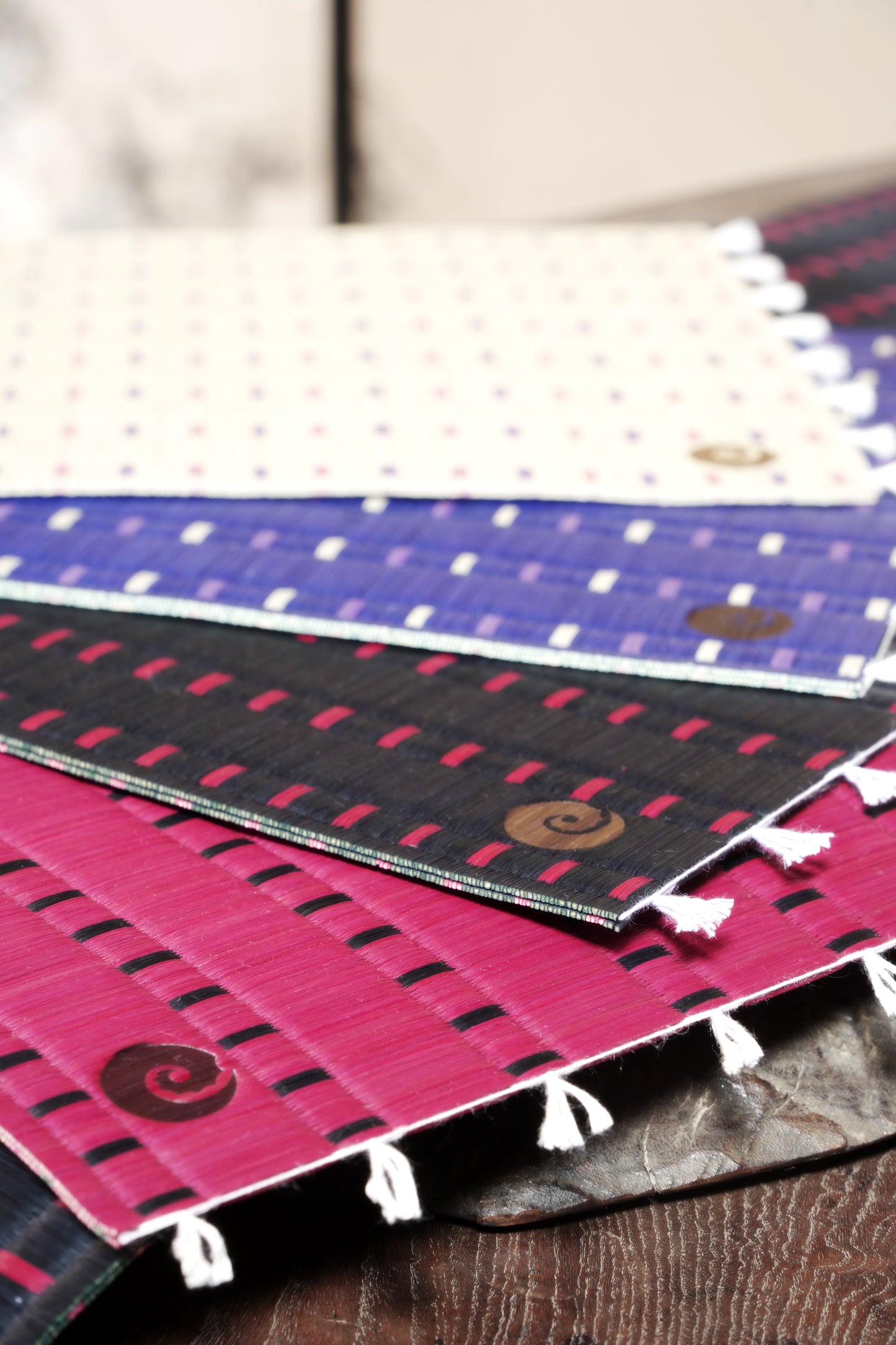 畳のランチョンマット〈雪 yuki／雨 ame〉